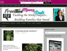 Tablet Screenshot of frontlinemoms.com